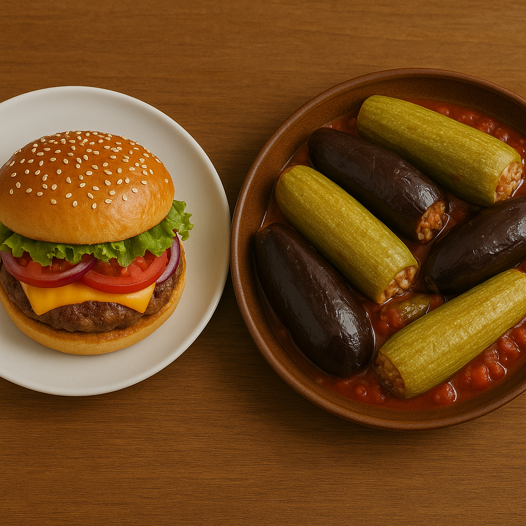 اشتراك منوع من المطبخ الشرقي والغربي