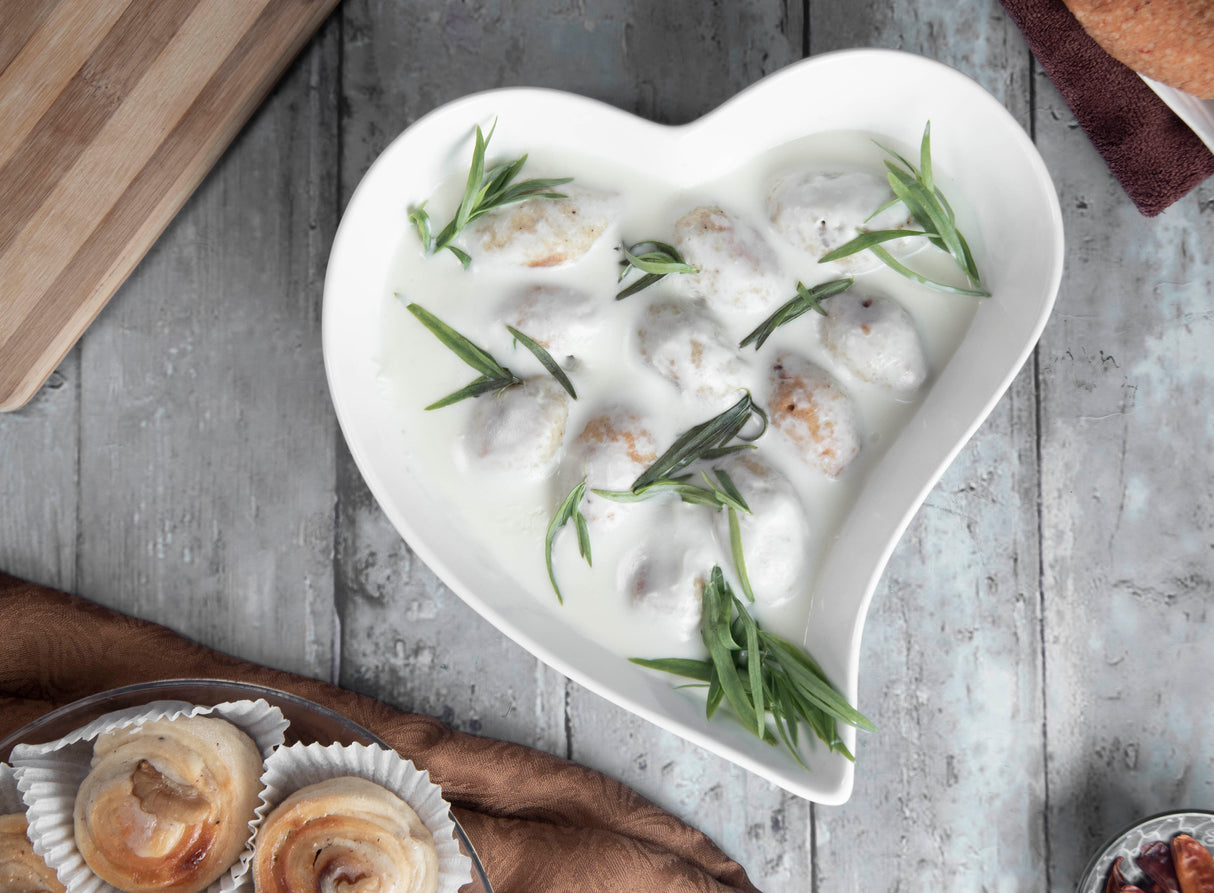 زبادي كبة لبنية مع أرز