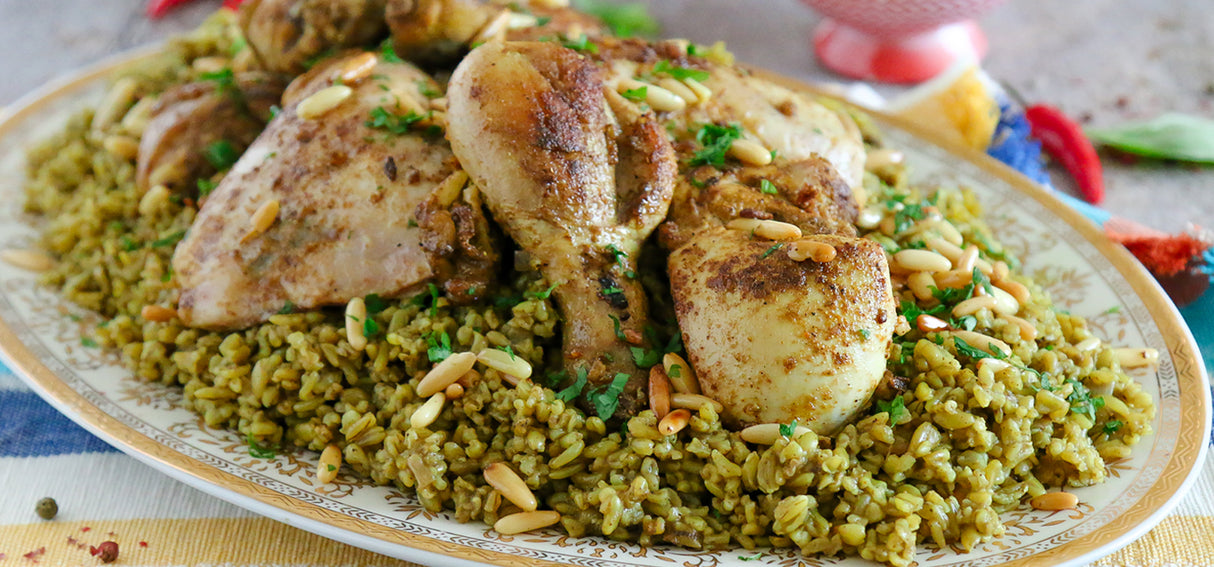 فريكة بالدجاج