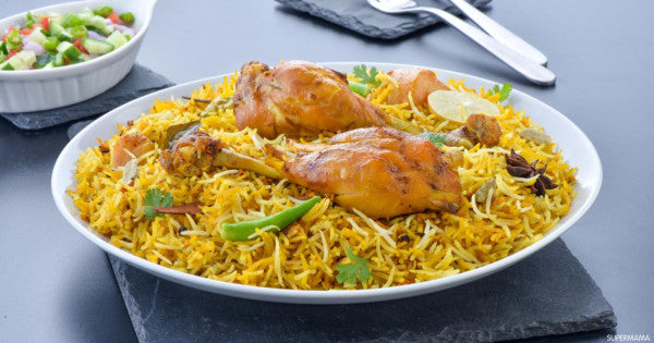 مندي بالدجاج مع سلطة (4 أشخاص)