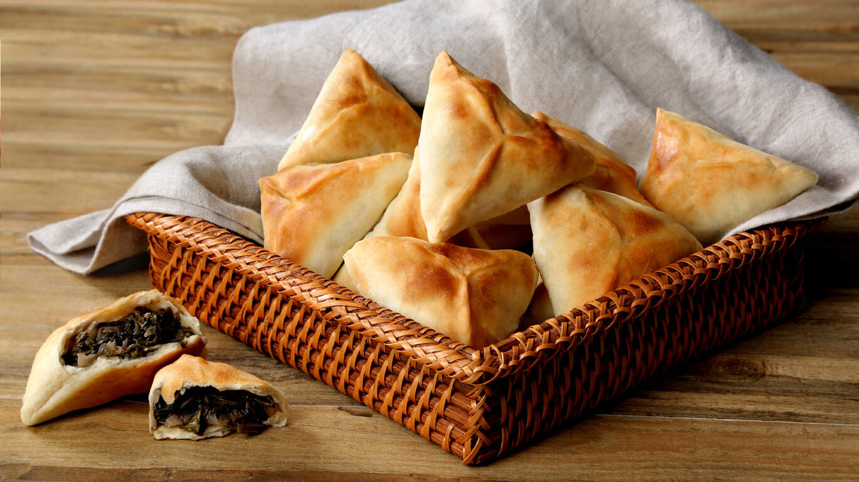صحن معجنات سبانخ